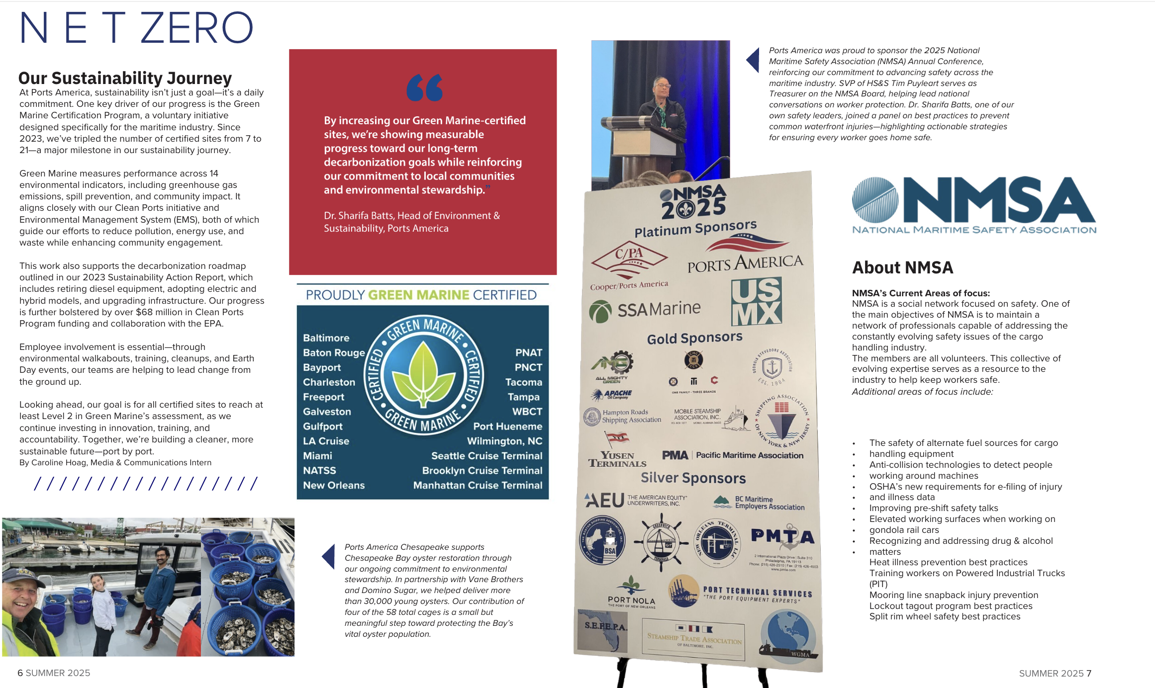 Net Zero sustainability feature
